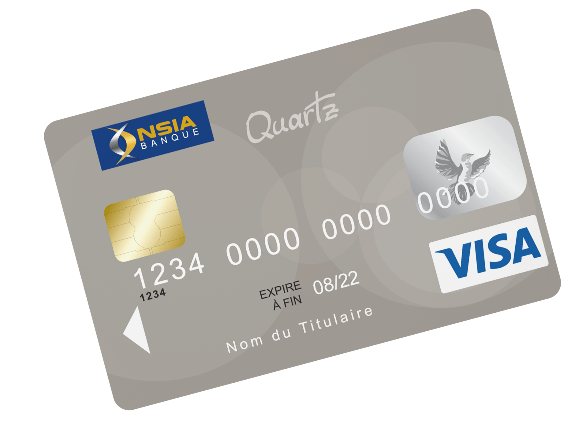 Carte Visa Quartz NSIA Banque